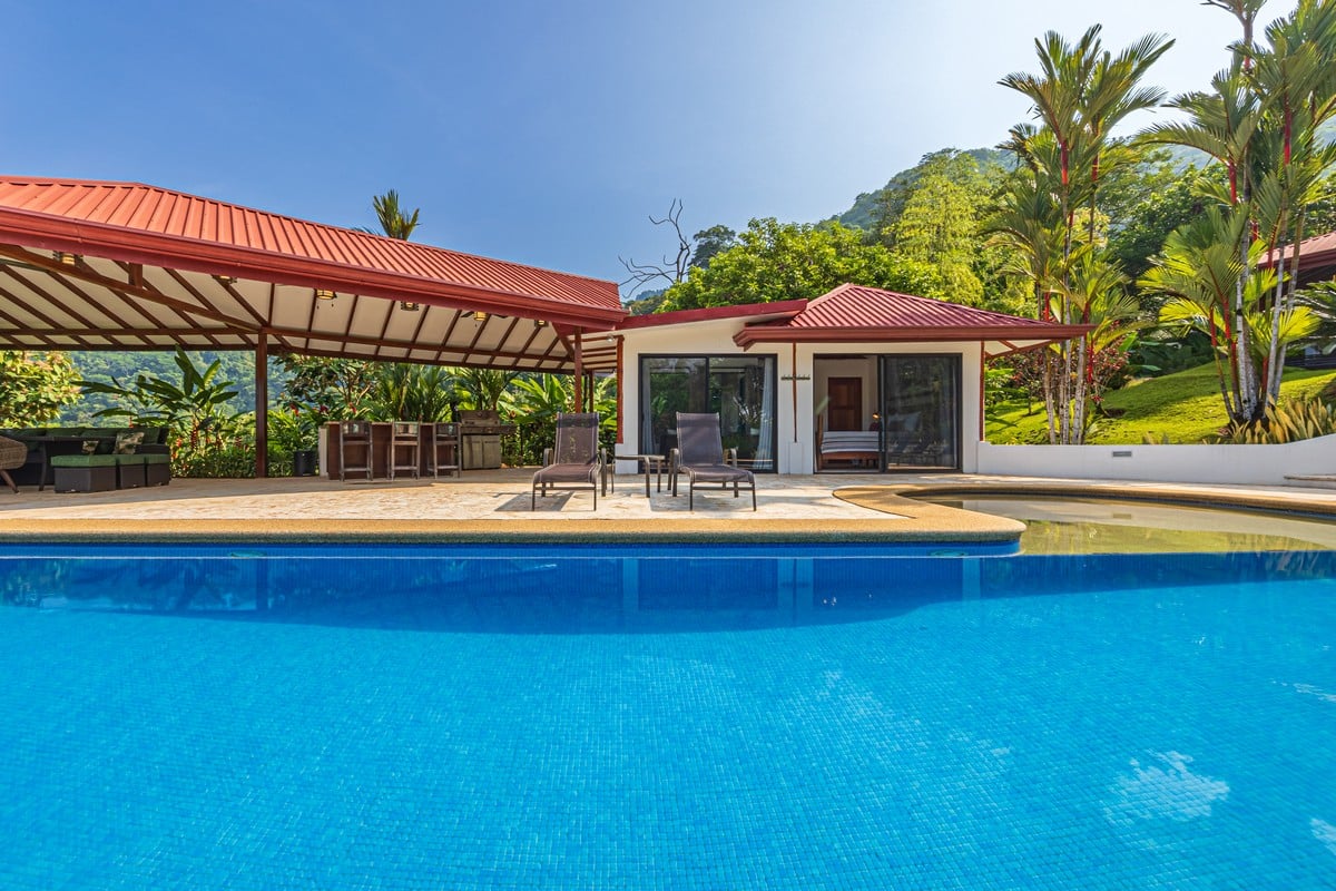 2.07 ACRES – 3 Bedroom Elegant Home With Guest Suite & Sweeping Ocean Views, Secluded & Nestled within Lush Jungle Surroundings!!!