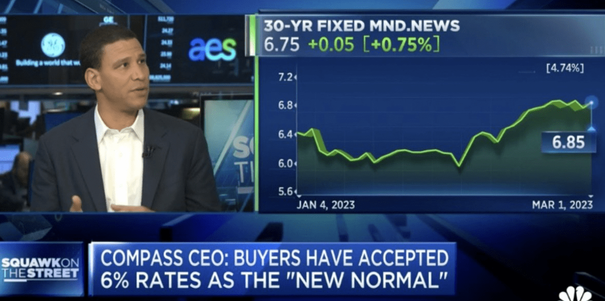 "Buyers have accepted 6% mortgage rates as the new normal." - Robert Reffkin
