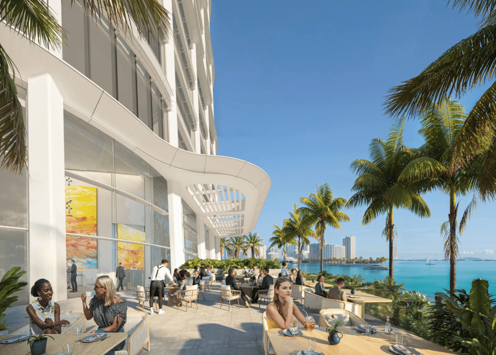 Shoreline Review Submitted For Foster + Partners-Designed Office Tower At 1201 Brickell Bay Drive In Brickell