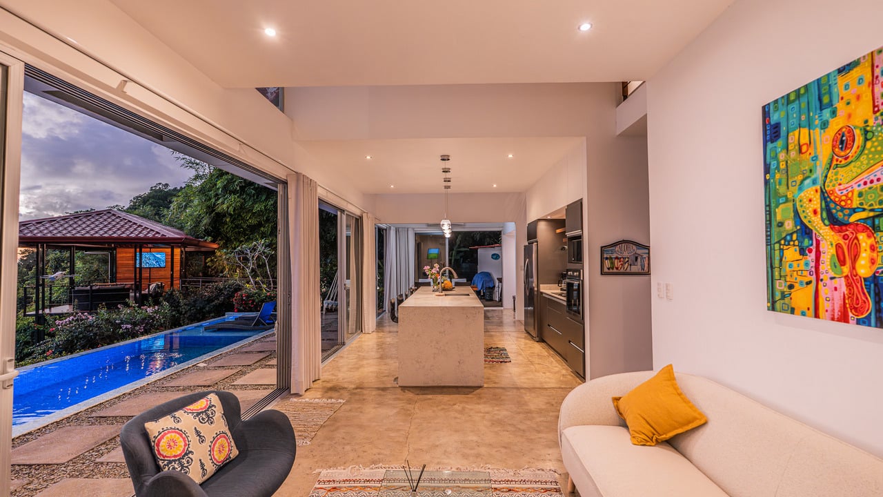 Luxury Whitewater Ocean View Home in Ayacucho Dominical