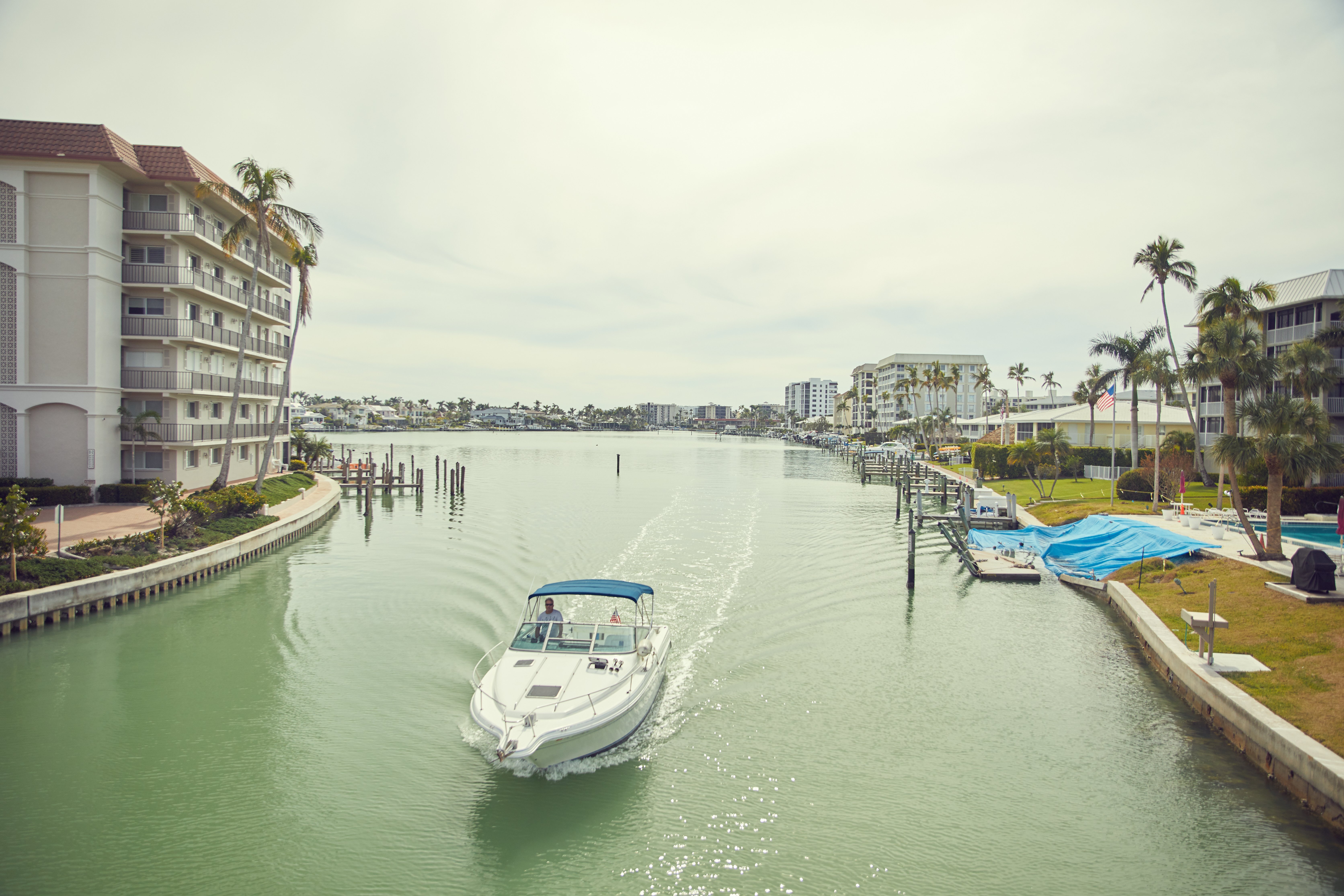 Bay-front home with dock, The Moorings