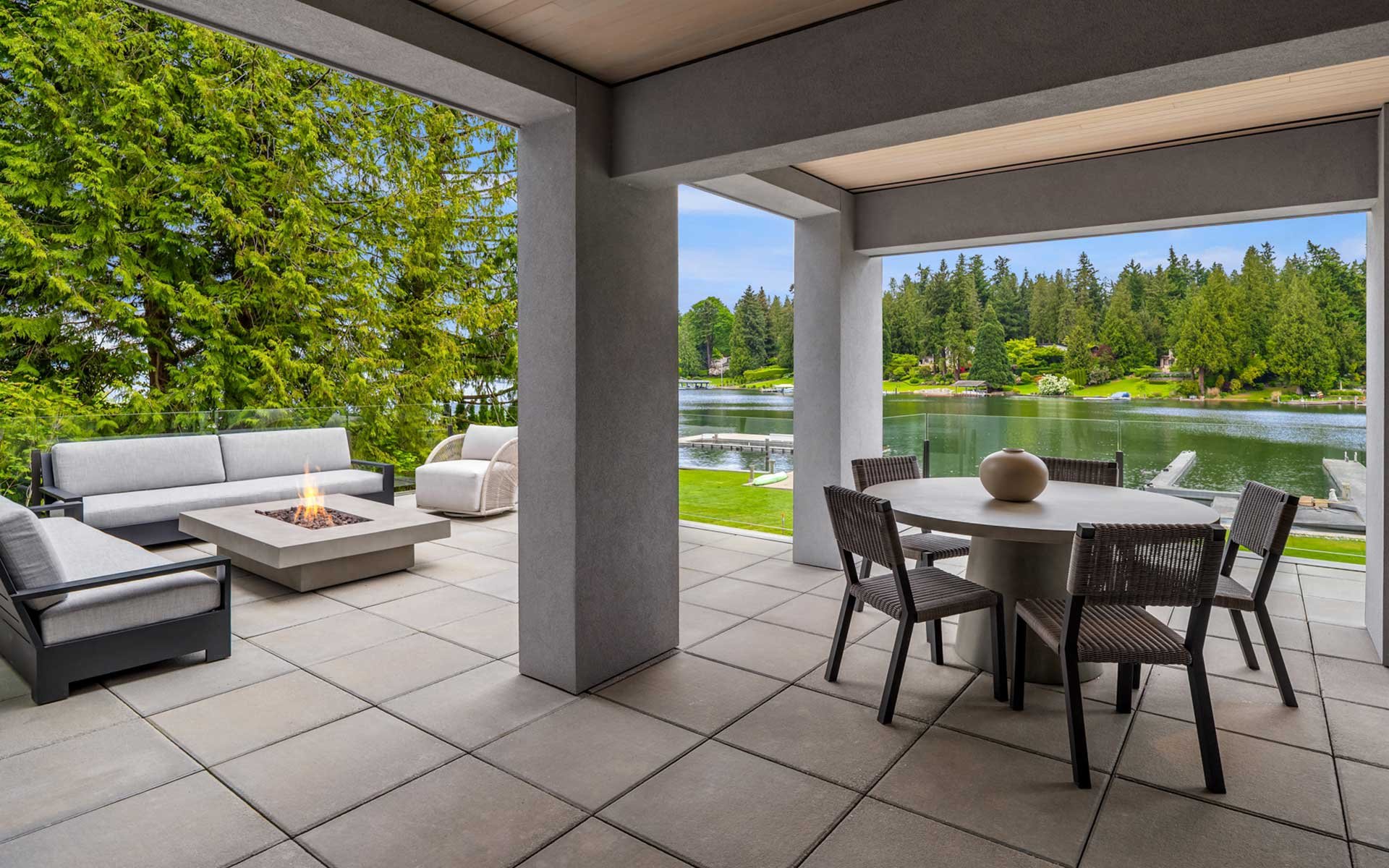 Gated Medina Waterfront Estate by Saad Custom Homes