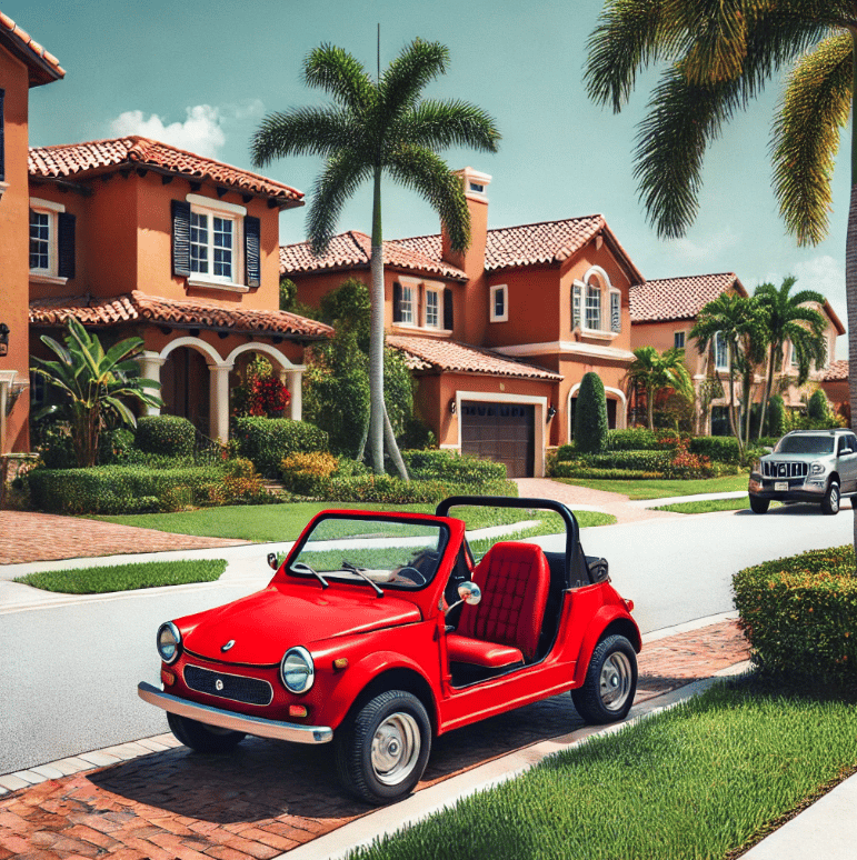 moke car in boca raton