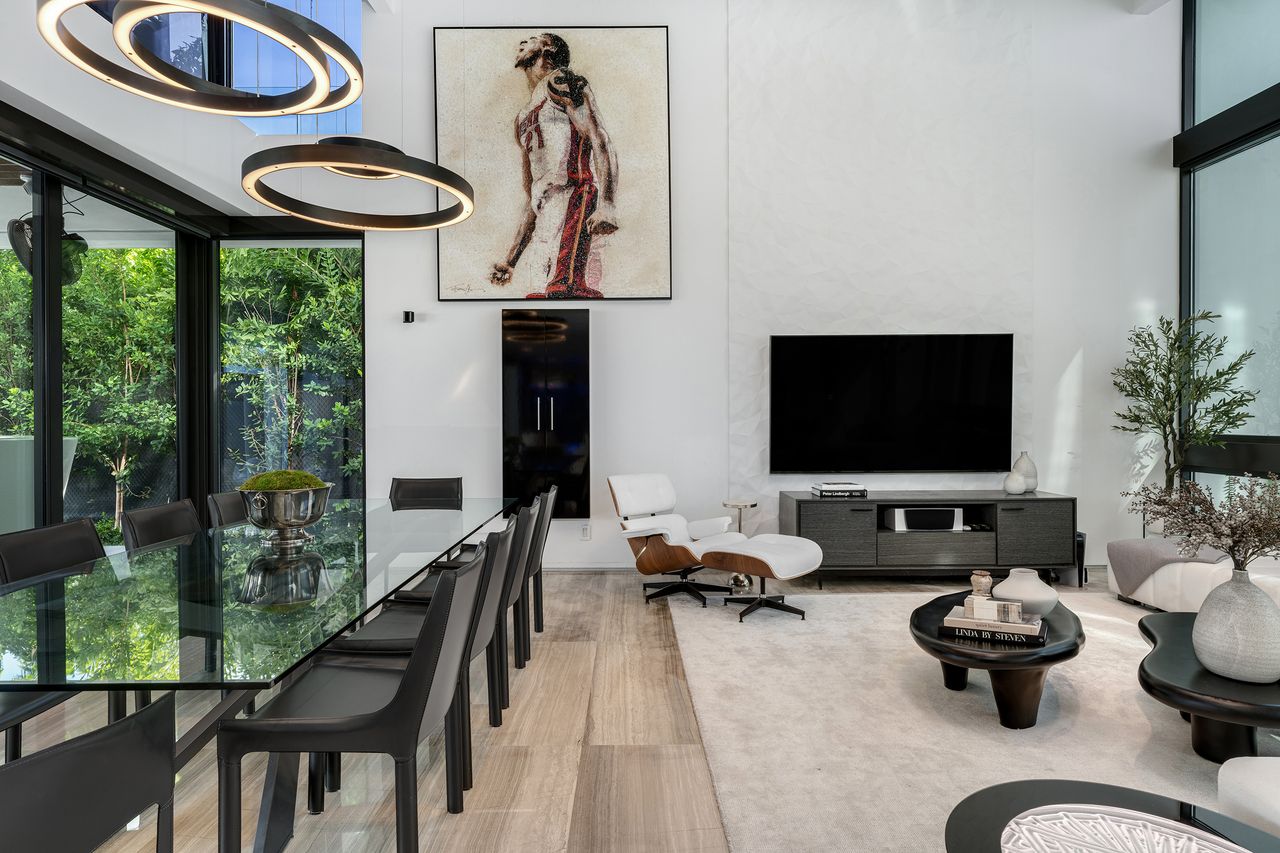 Striking Modern Tri-Level Waterfront Estate