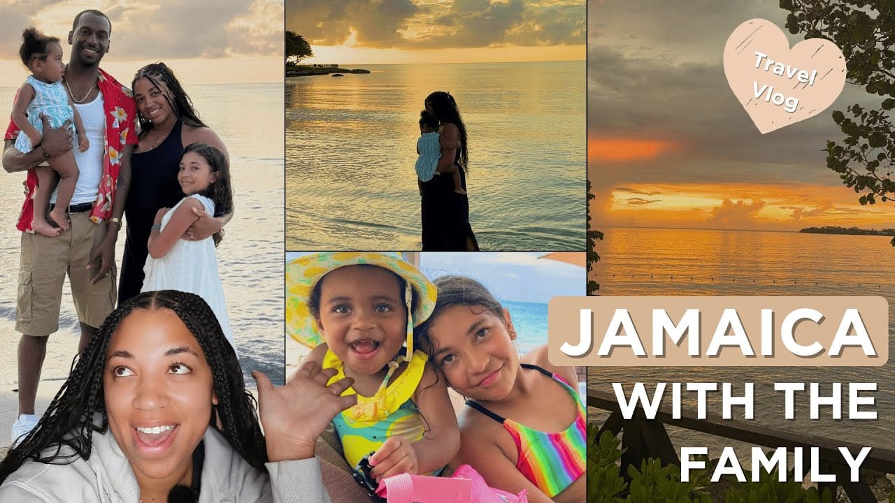 Family Travel Vlog: Exploring The Beach of Jamaica!