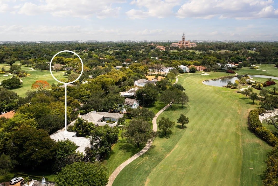 Classic Coral Gables Home Located on Riviera Golf Course