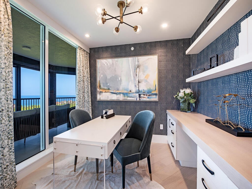 Luxury Home Office - High End Naples Florida Home Upgrade