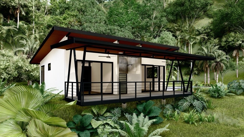 Brand New 2 Bedroom Home on Acreage Backing onto Jungle and Creek