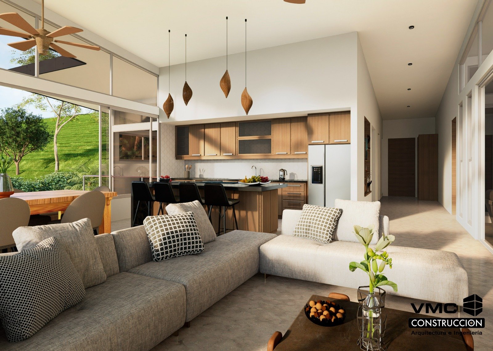 A Huge Rainforest, River & Waterfall Property With TWO Mountain & Jungle-View Luxury Homes on a Massive 4.93 Acre Lot – PLUS an Additional Plantel ready for Development