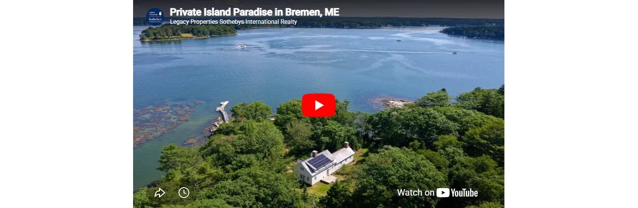 Private Island Paradise in Bremen, ME