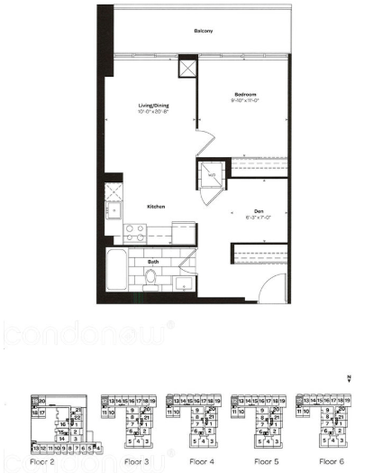 1603 Eglinton Avenue W 412, Toronto C03 Unit: 412