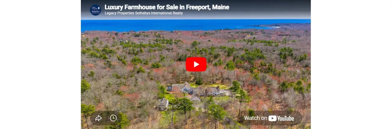Luxury Farmhouse for Sale in Freeport, Maine