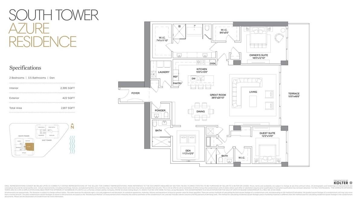 153 N Seabreeze blvd S-2101