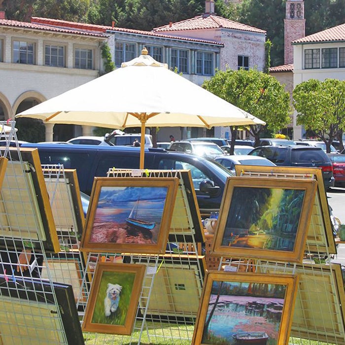 Malaga Cove Art  on the Lawn Show