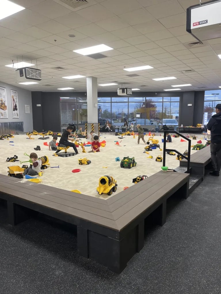 Little Diggers construction-themed indoor playspace opens tomorrow in Des Peres