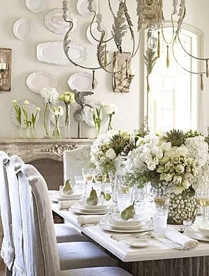 Vintage Holiday Table