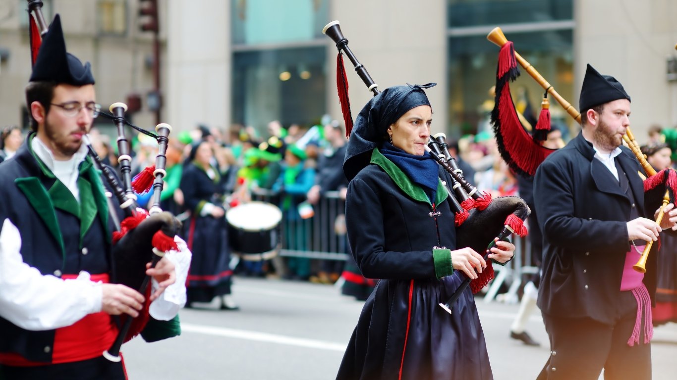 downtown melbourne st patricks day parade