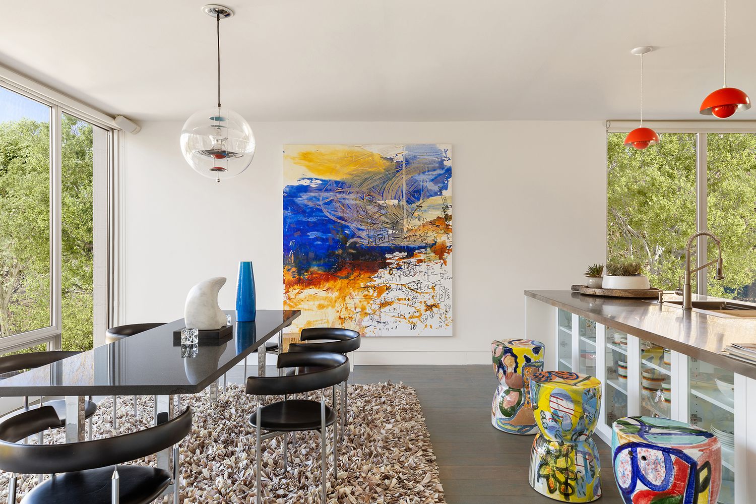 A Modern Village Retreat with Water Views to Connecticut