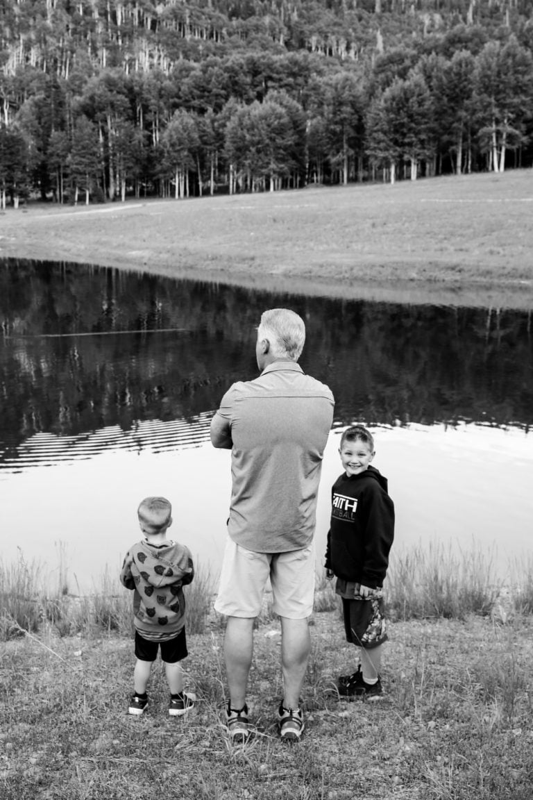 Fishing in The Colony at White Pine Canyon