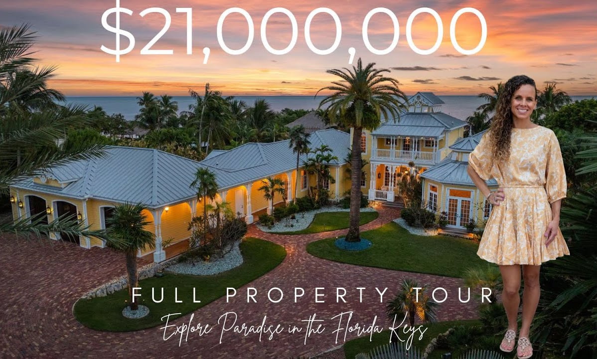 SOLD $22M | 40 MINUTE FULL WALKTHROUGH TOUR | LUXURY OCEANFRONT FLORIDA KEYS ESTATE