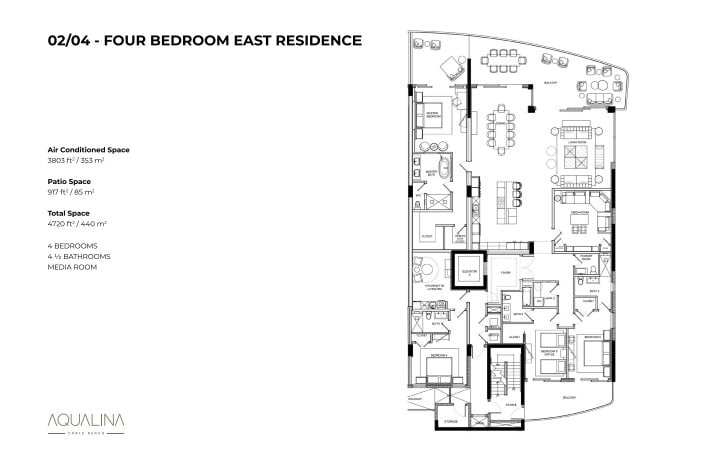 Aqualina Beach Front Apartment, 1103 