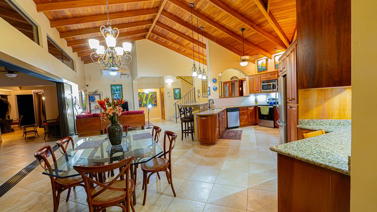 Private Luxury Villa with Whale Tail Ocean View Close to Downtown Uvita