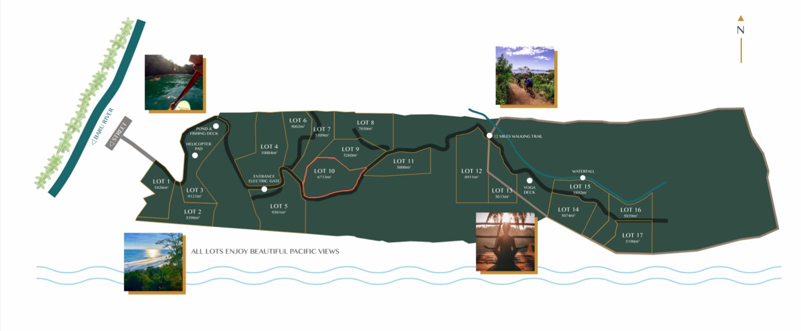 Cinematic Ocean&Mountain View Property In Vista Dominical Estate, Minutes From The Beach!