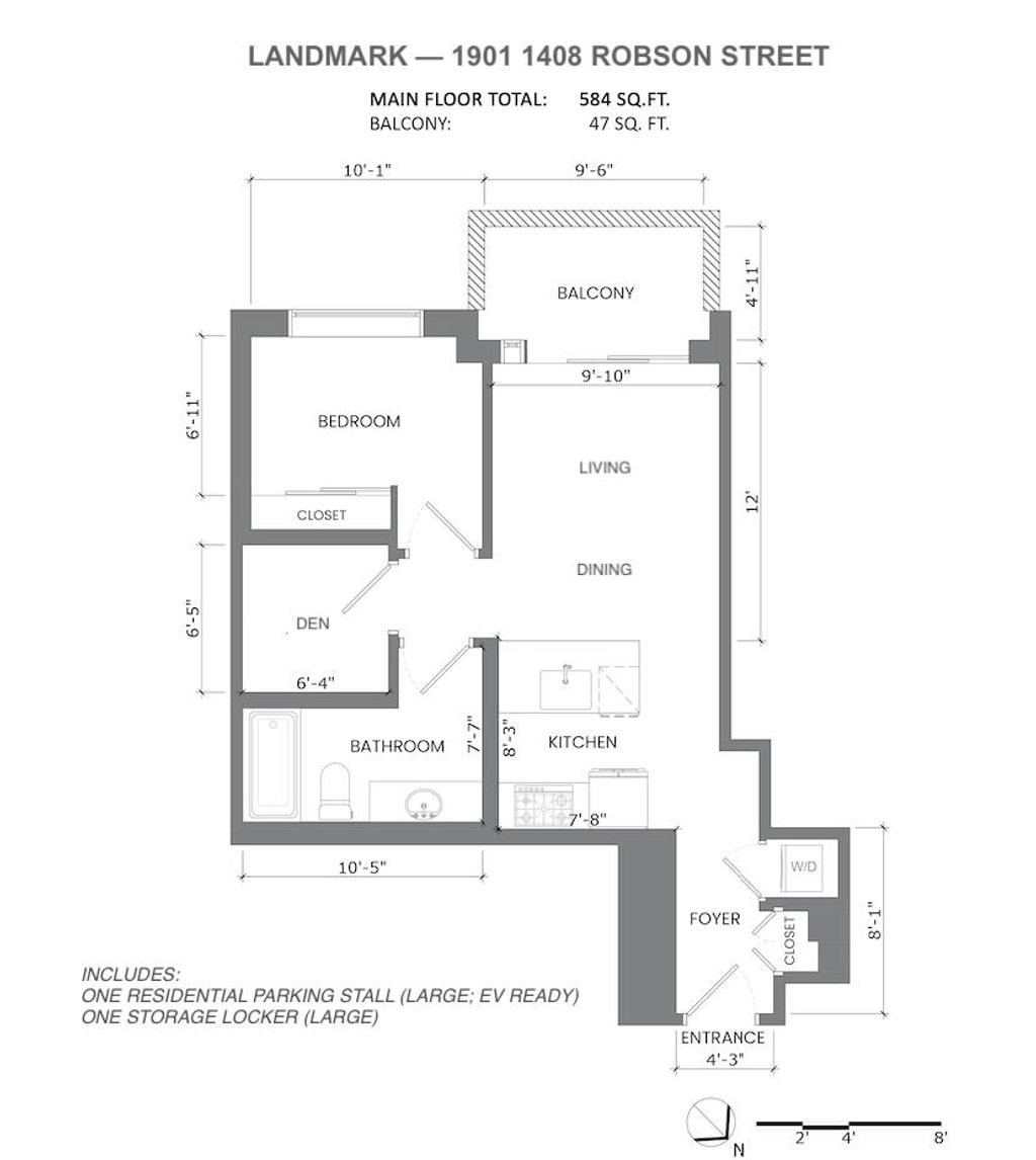 1408 Robson St, #1901