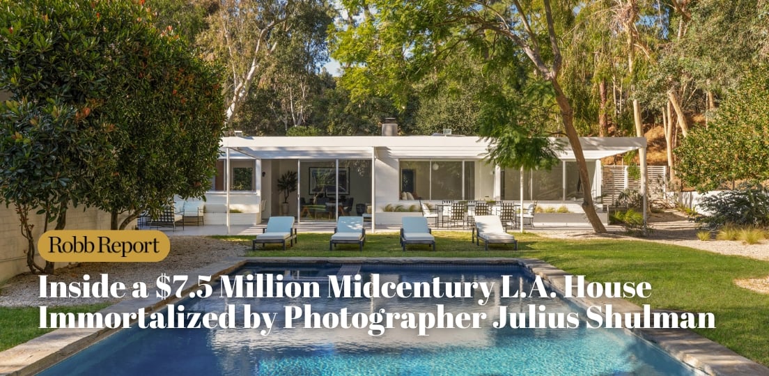 Inside a $7.5 Million Midcentury L.A. House Immortalized by Photographer Julius Shulman