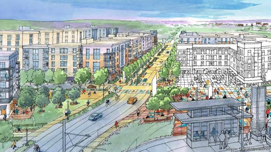 Minnetonka and Hopkins Reveal New Vision for Shady Oak Light-Rail Station Area