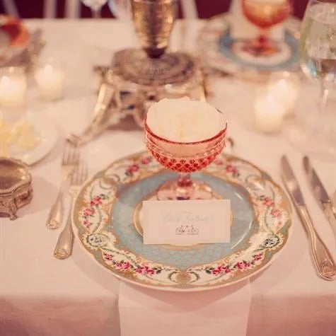 Vintage Holiday Table