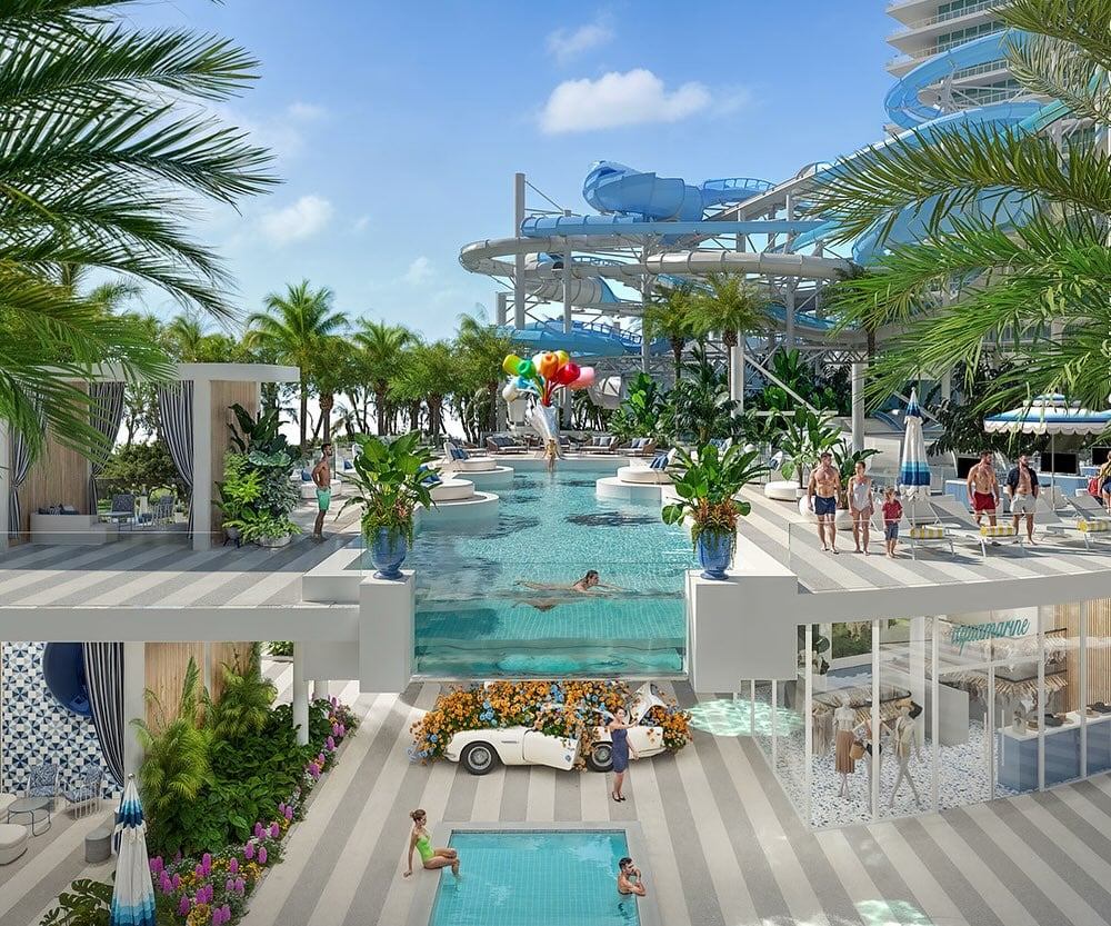 August 2025 | Massive Water Slides Coming to Fontainebleau Miami Beach