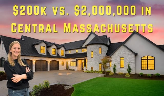 What can you buy with $200,000 vs $2,000,000 in Central Massachusetts?