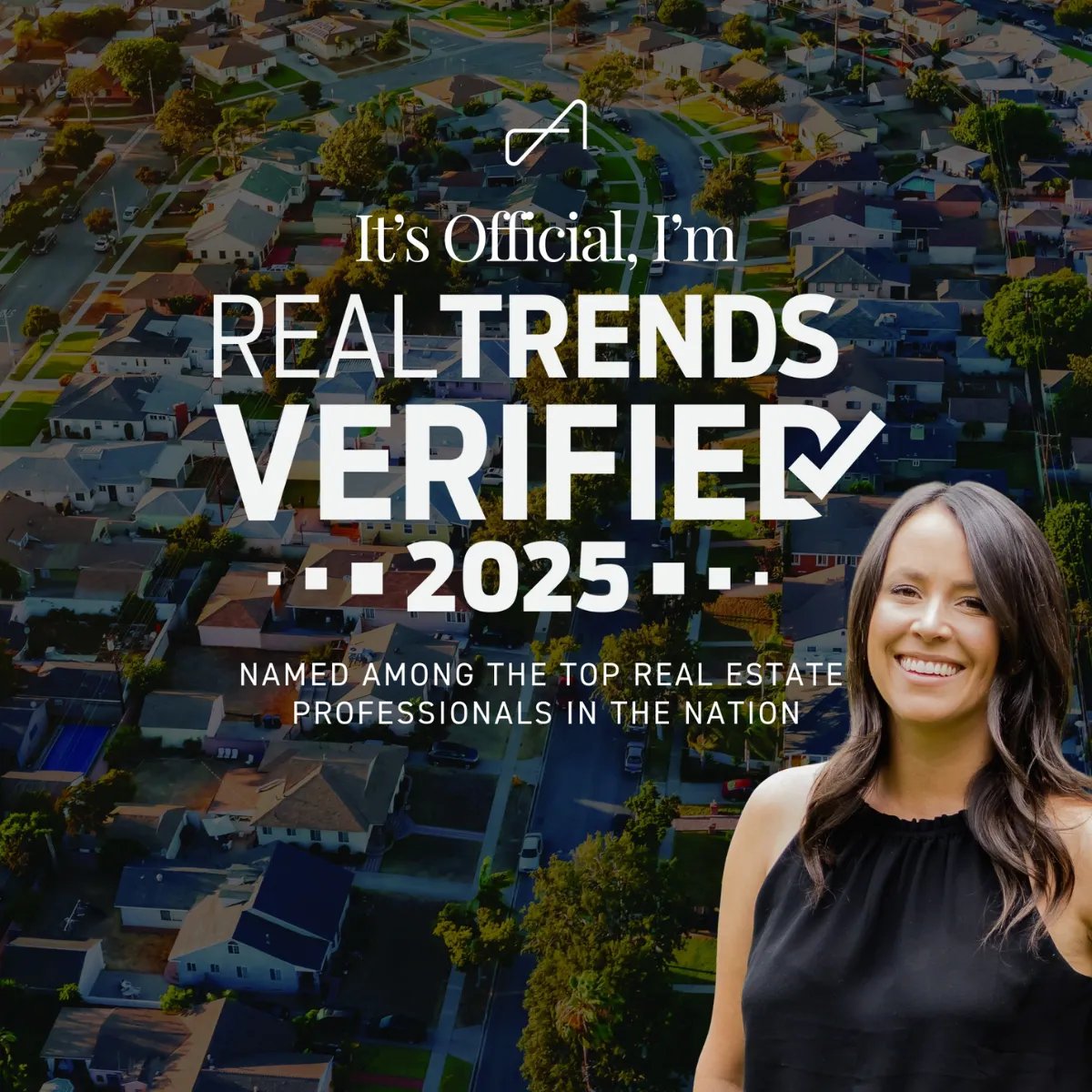 I’m Honored to Be Named a 2025 RealTrends Verified Agent