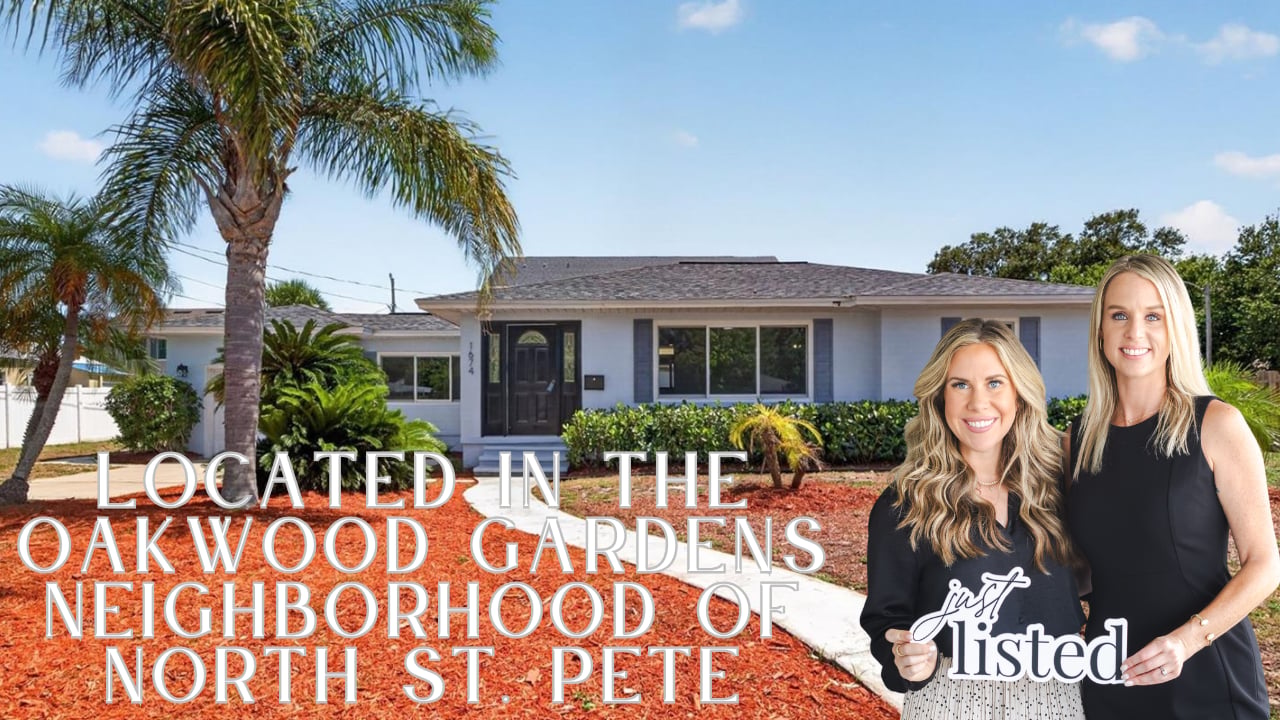 located in the oakwood gardens neighborhood of north st pete | 1674 34TH AVENUE N, ST PETERSBURG, Florida 33713