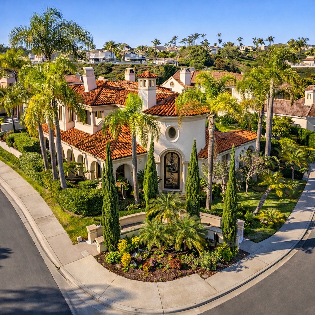 Guard-gated entrance to Bear Brand Ranch, a luxury HOA community with 24-hour security in Laguna Niguel CA