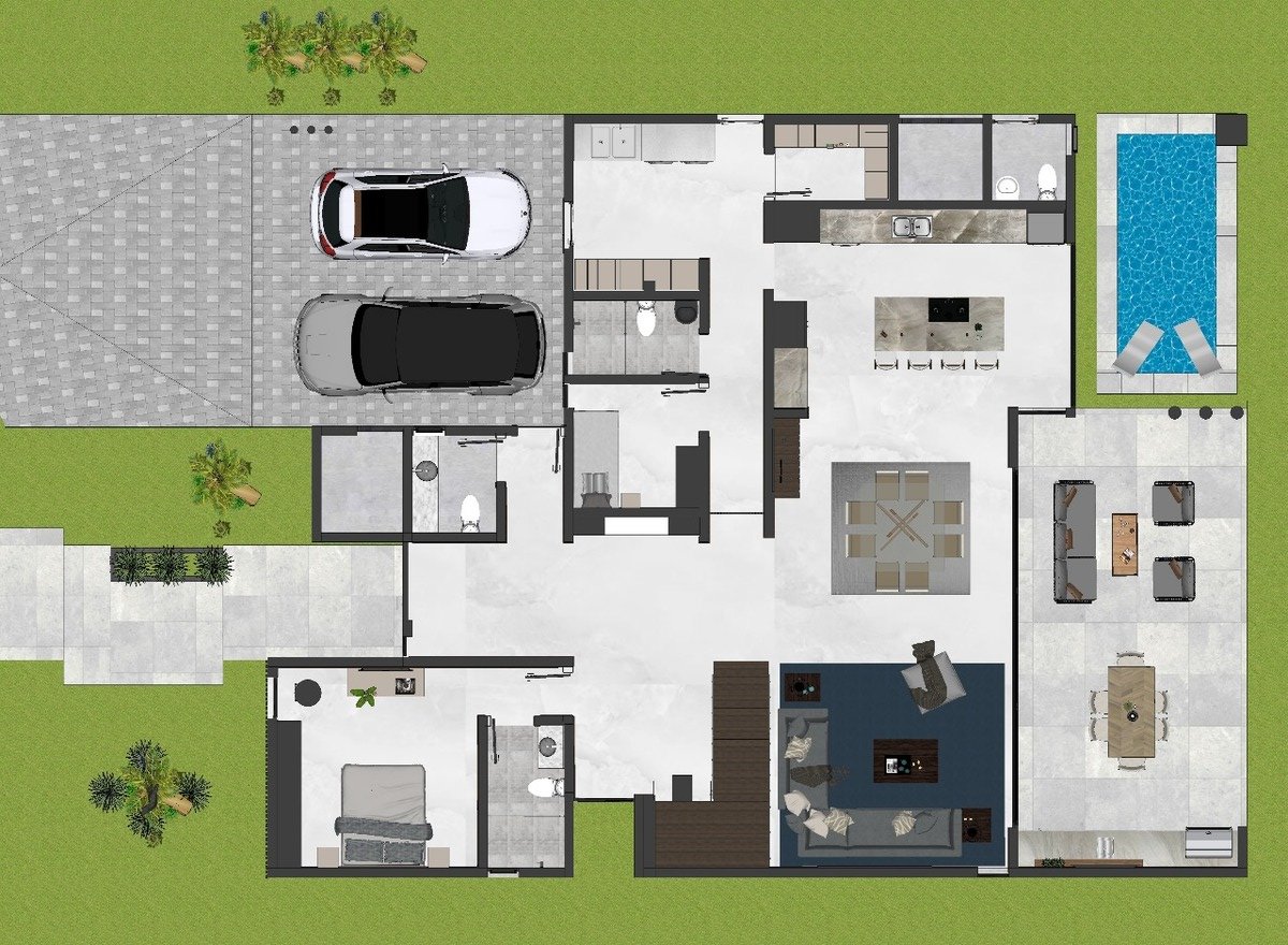 Contemporary Golf Course Residence, Santa Ana, San Jose