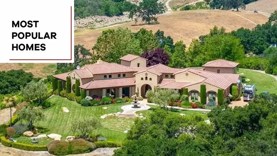 Cheers! A California Winery With a 91-acre Vineyard is the Week's Most Popular Home