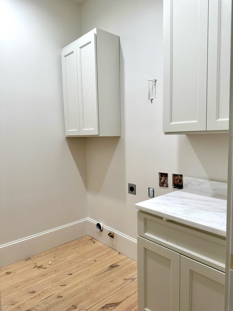 ></div>
<div> </div>
<div>Laundry Room cabinets are painted in Benjamin Moore paints, Classic Gray.</div>
<div> </div>
<div><img style=