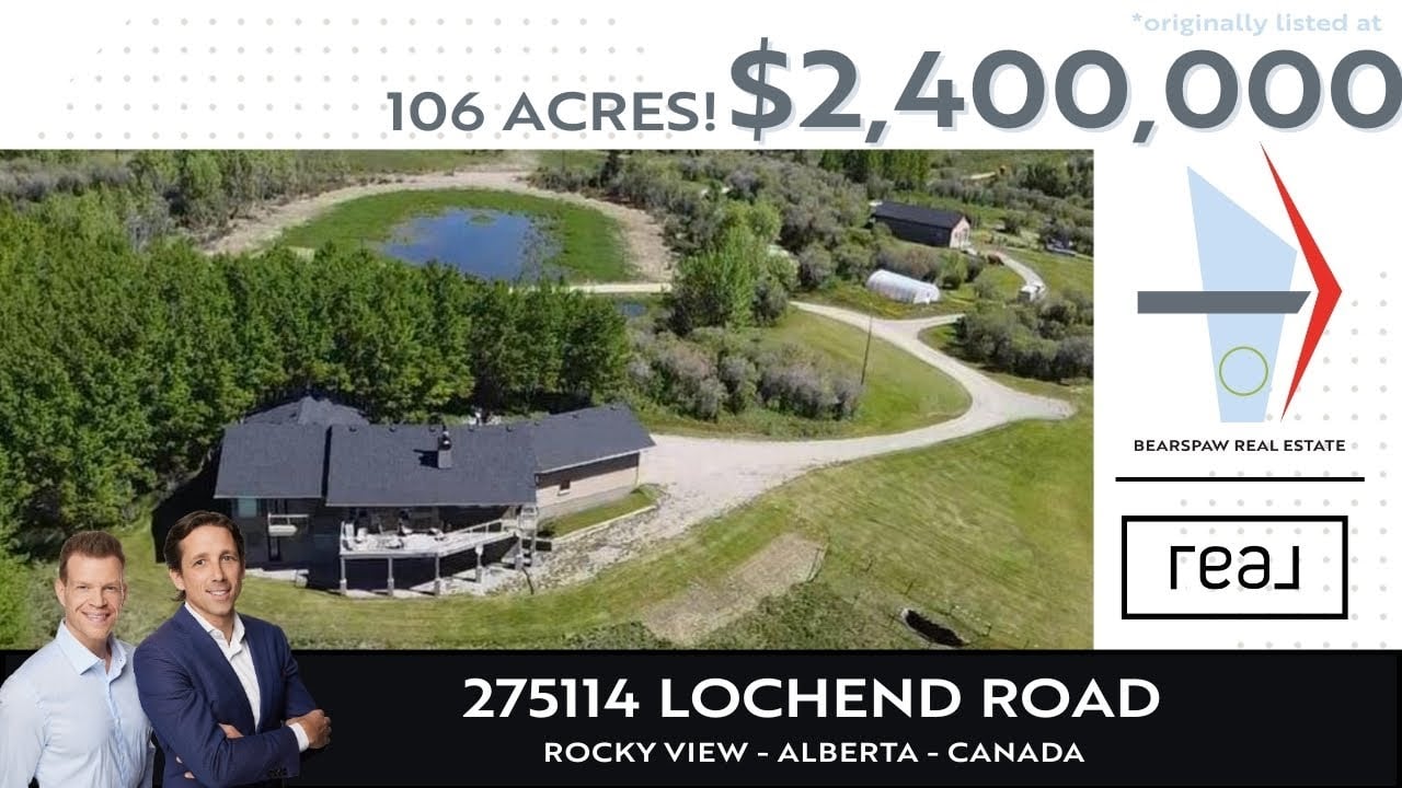 Bearspaw Real Estate Luxury Tour - 275114 Lochend Road