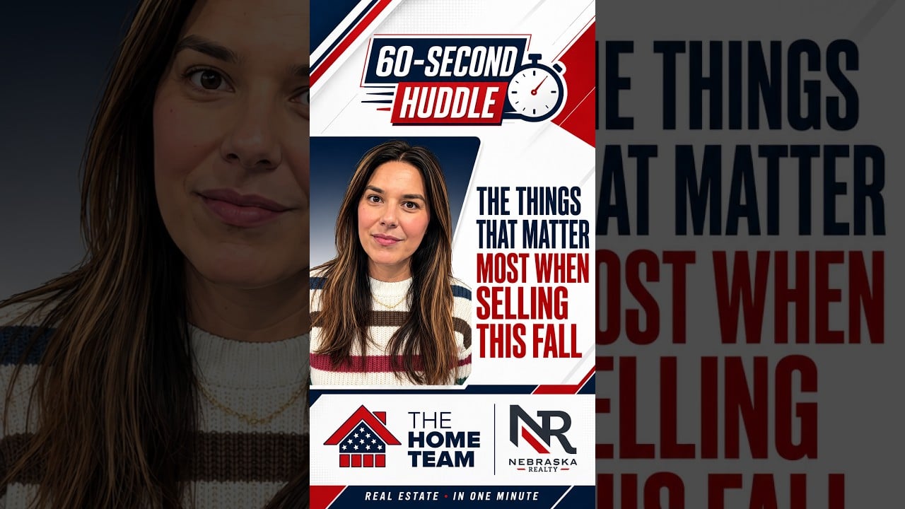 The Home Team graphic: “The Things That Matter Most When Selling This Fall,” featuring a woman.