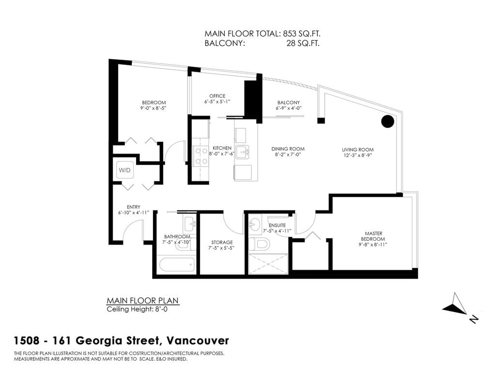 161 W Georgia St, #1508