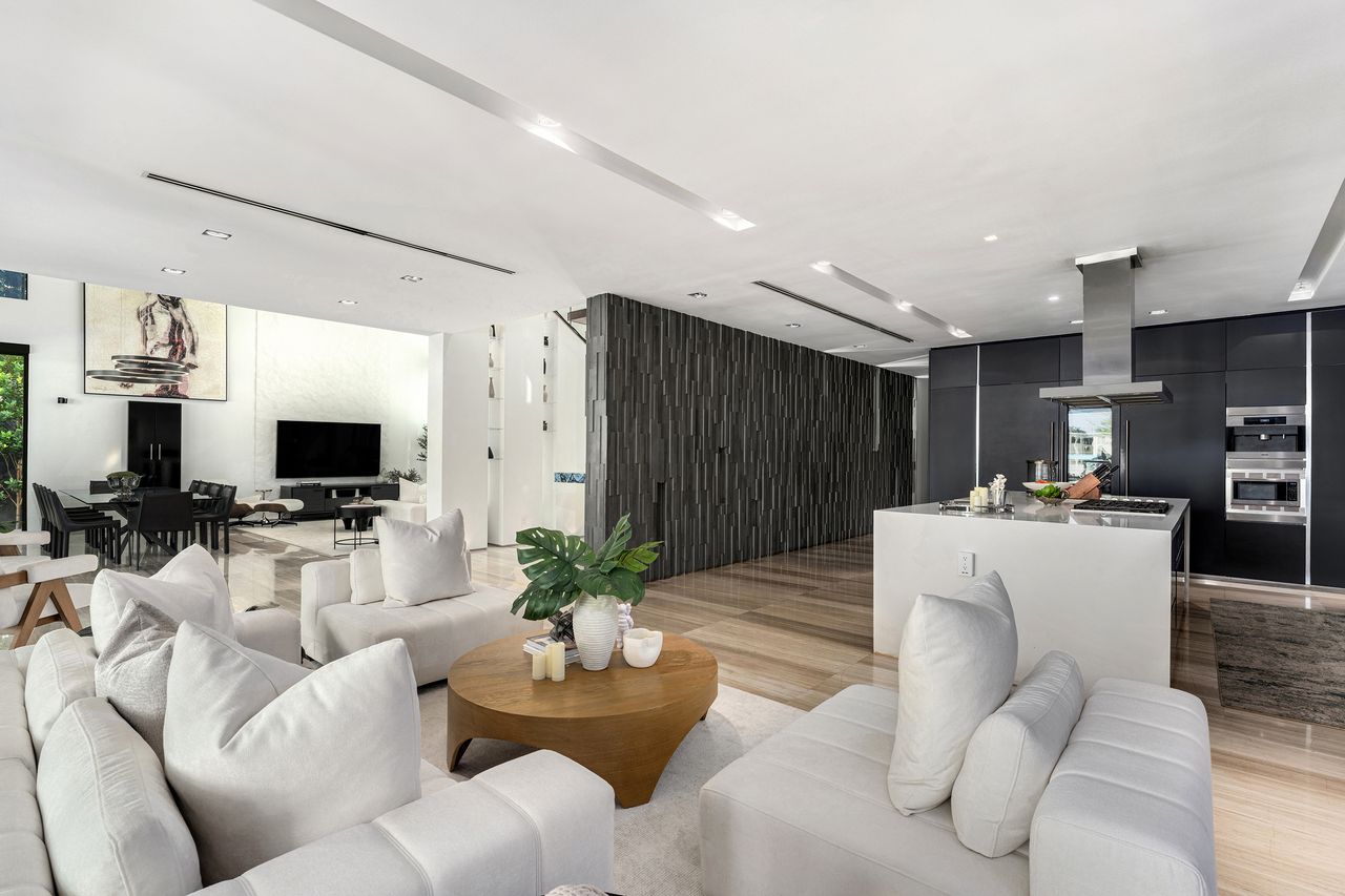 Striking Modern Tri-Level Waterfront Estate