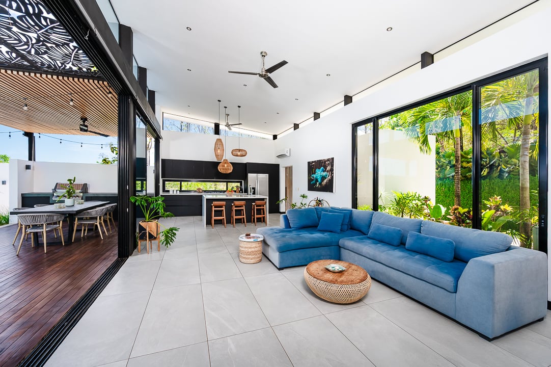 Casa Kalachuchi | Gorgeous Modern Jungle Oasis with Sunset Views in Gated Community