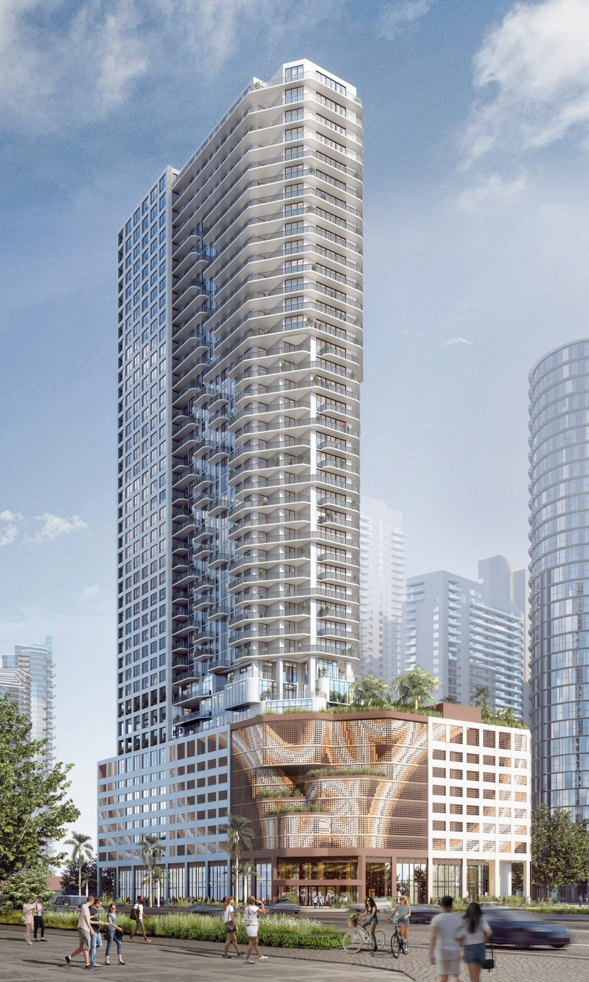 March 2025 - The initial permit has been granted for a proposed 544-unit residential tower in Edgewater