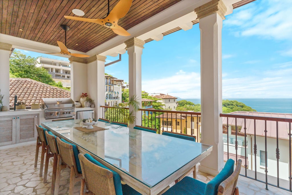 Villa Santorini | Four-level Oceanview Estate Nestled in the Hillside of Las Catalinas—Costa Rica’s Premier Car-free Beach Town.