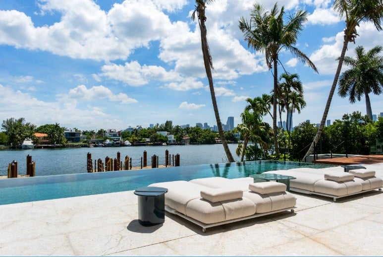 Waterfront Estate on Hibiscus Island Sells For $51.5 Million Setting New Record on Miami Beach's Palm and Hibiscus Island