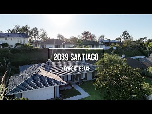 Sold! 2039 Santiago Drive, Newport Beach