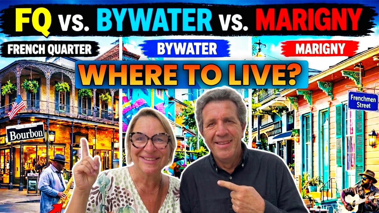  FQ vs Bywater vs Marigny: Where to Live in New Orleans? (FULL VLOG TOUR)