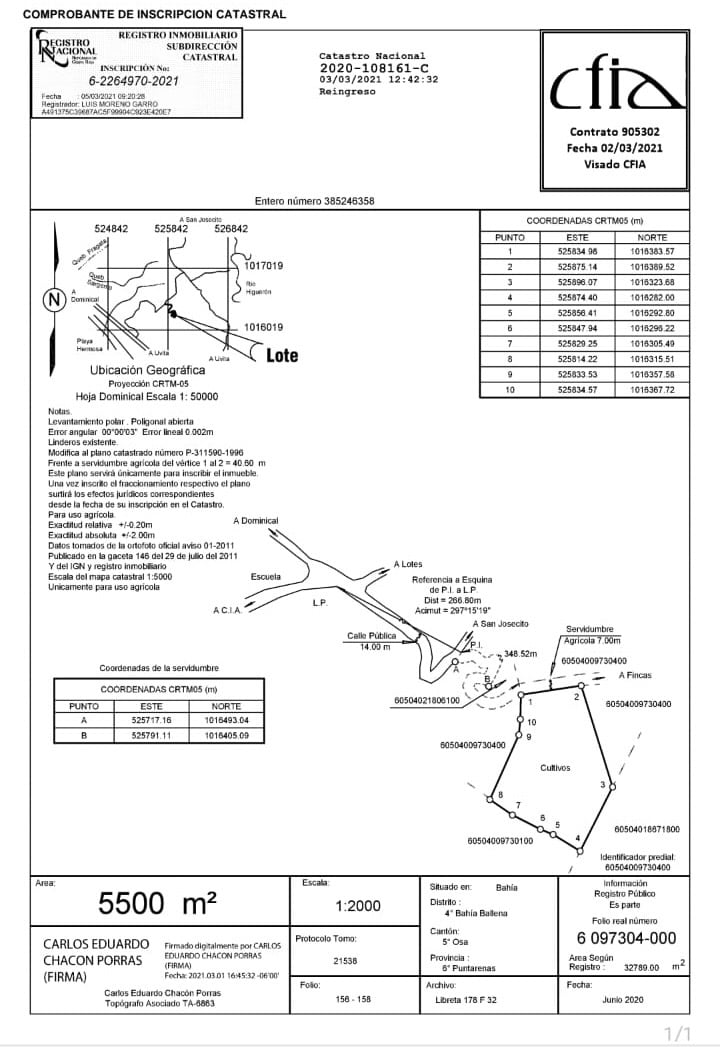 Over 1.4 Acres in Playa Hermosa – Just 5 Minutes from the Beach!